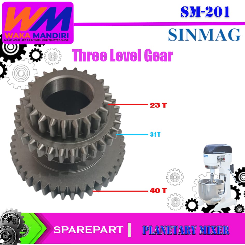 WM 201 Three Level Gear 2 WM 201 Three Level Gear 2