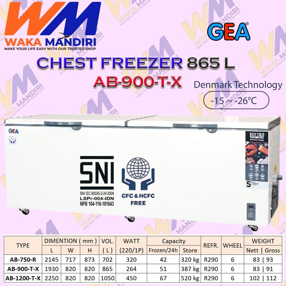 7 Chest Freezer Low Watt Terbaik untuk Bisnis Kuliner